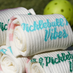 Pink and Blue Retro Crew Sock